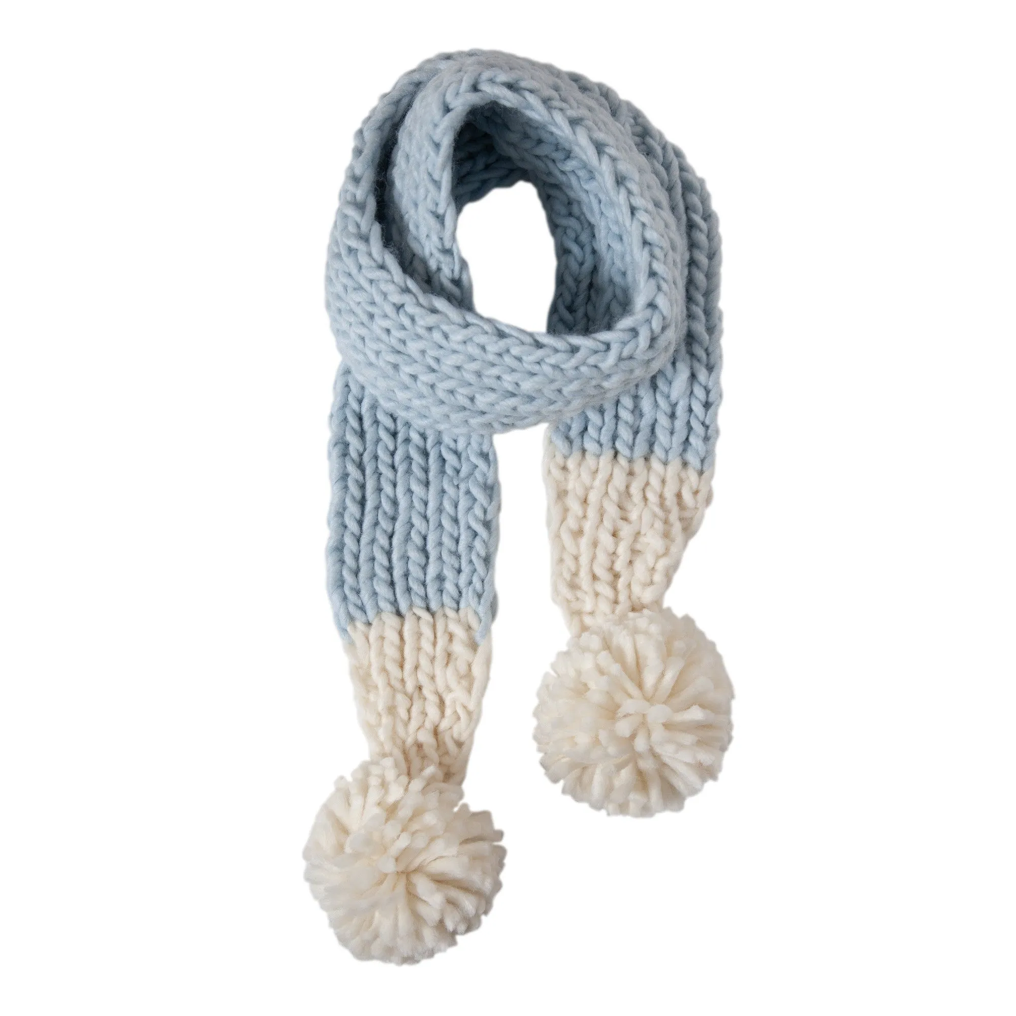 ACORN KIDS - RIPPLES SCARF: BLUE