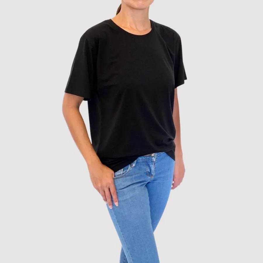 Bamboo Oversized Crew Neck T-shirt - Essential Range