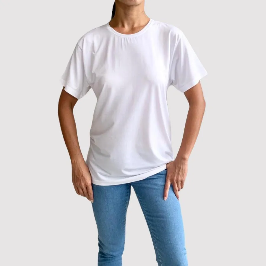 Bamboo Oversized Crew Neck T-shirt - Essential Range