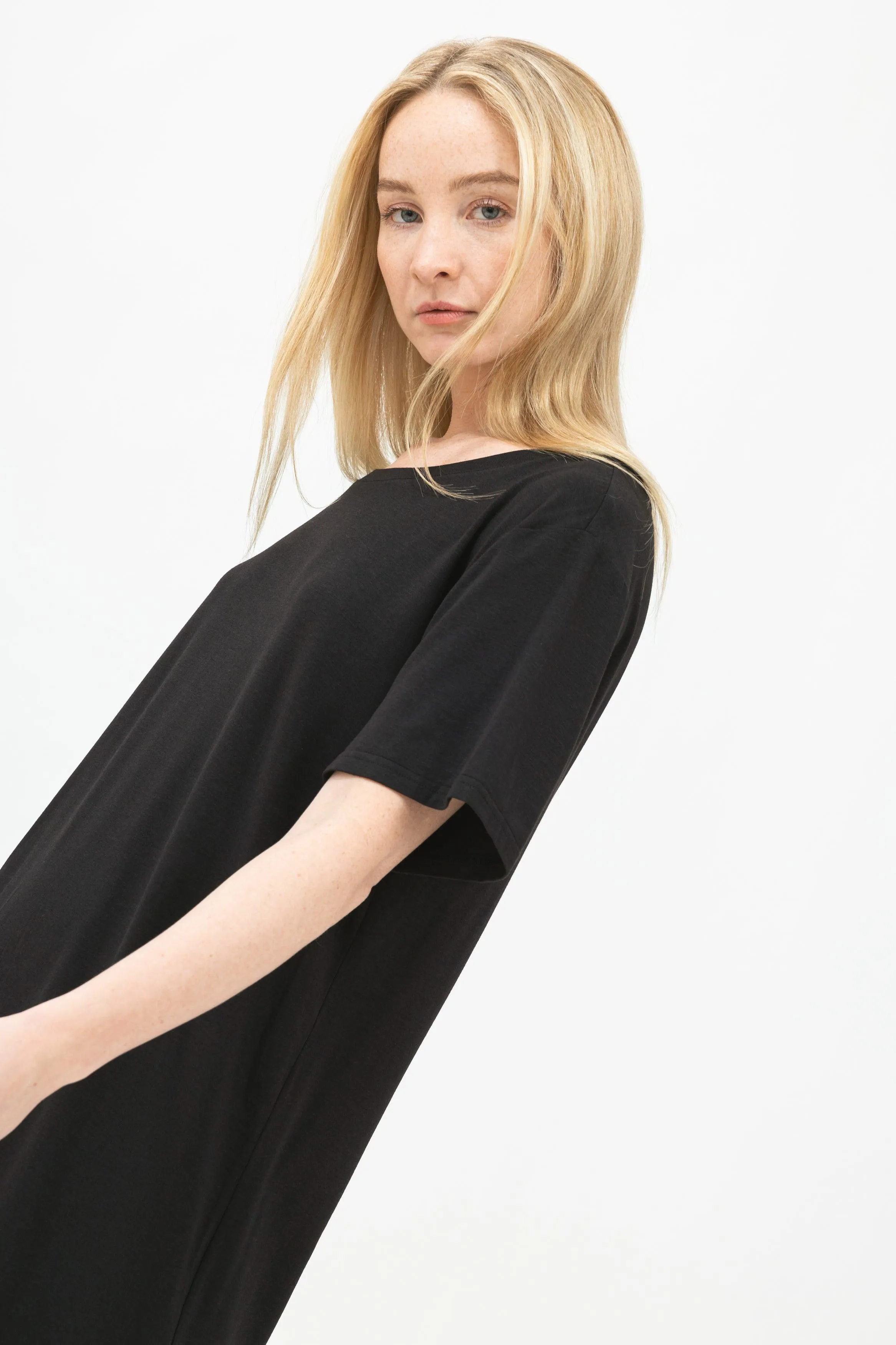 Bamboo Oversized Long Tee Dress