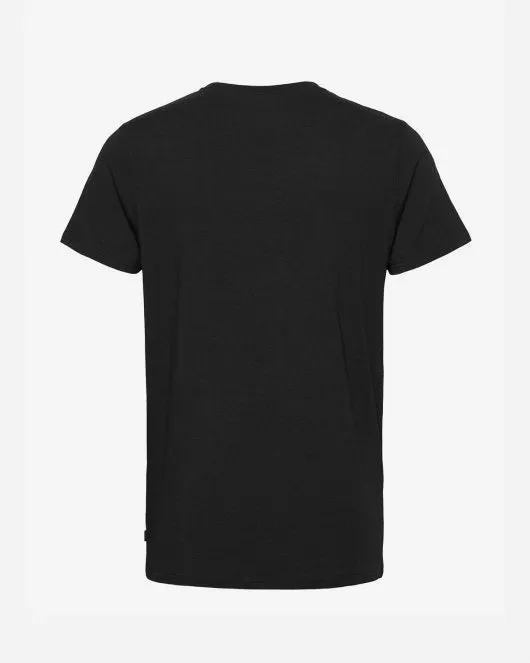 Bamboo R-Neck Tee -  Black