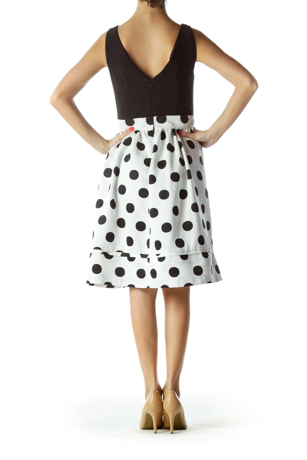 Black and White Polka Dot Dress