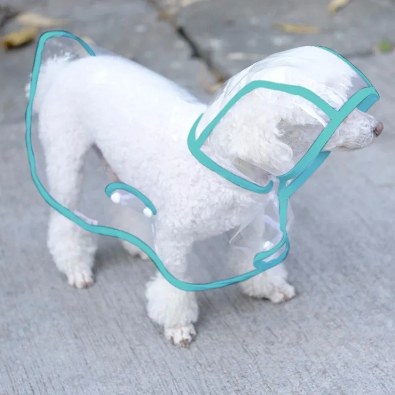 Dog Raincoat Pet Clothing Pet Transparent