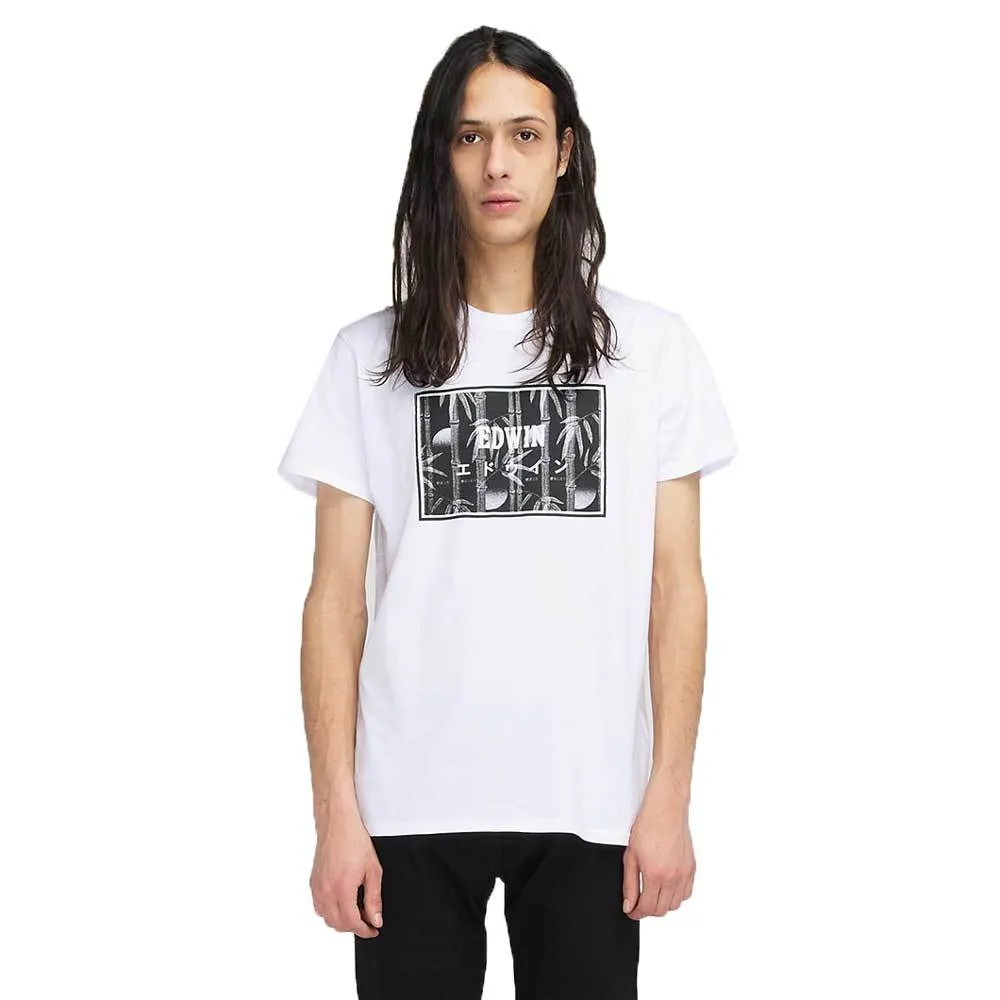 Edwin Bamboo Print T-Shirt - White