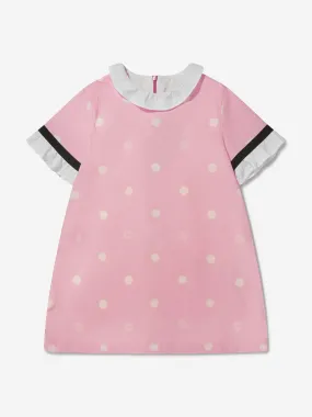 Elie Saab Girls Cotton Polka Dot Dress