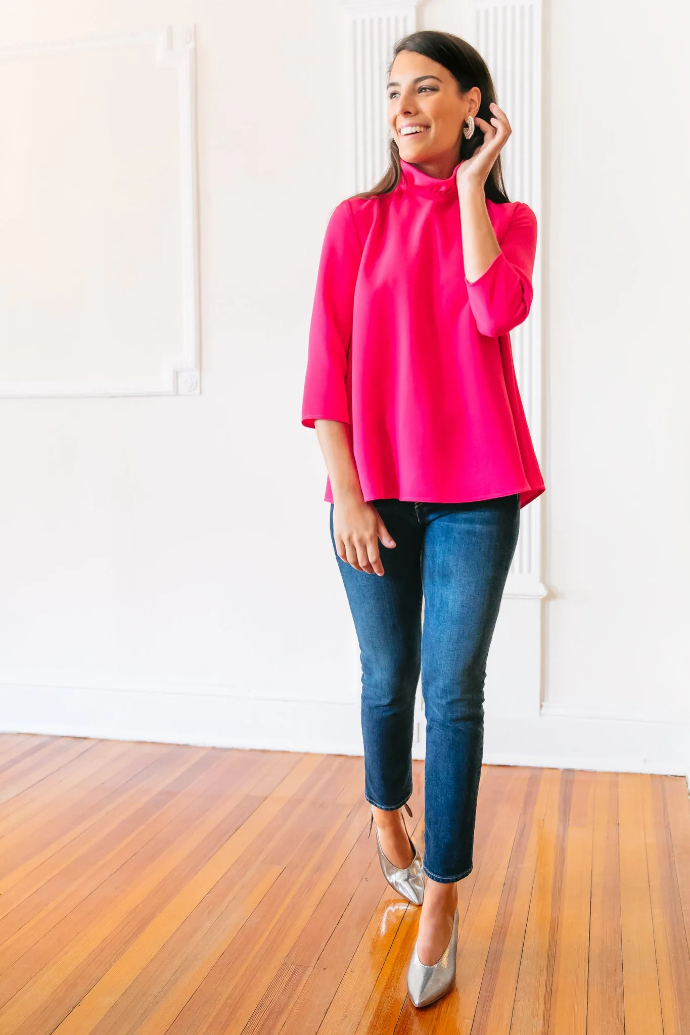 Fuchsia Faye Blouse