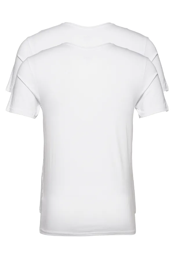 JBS 2-Pack Bamboo T-shirt V-Neck White