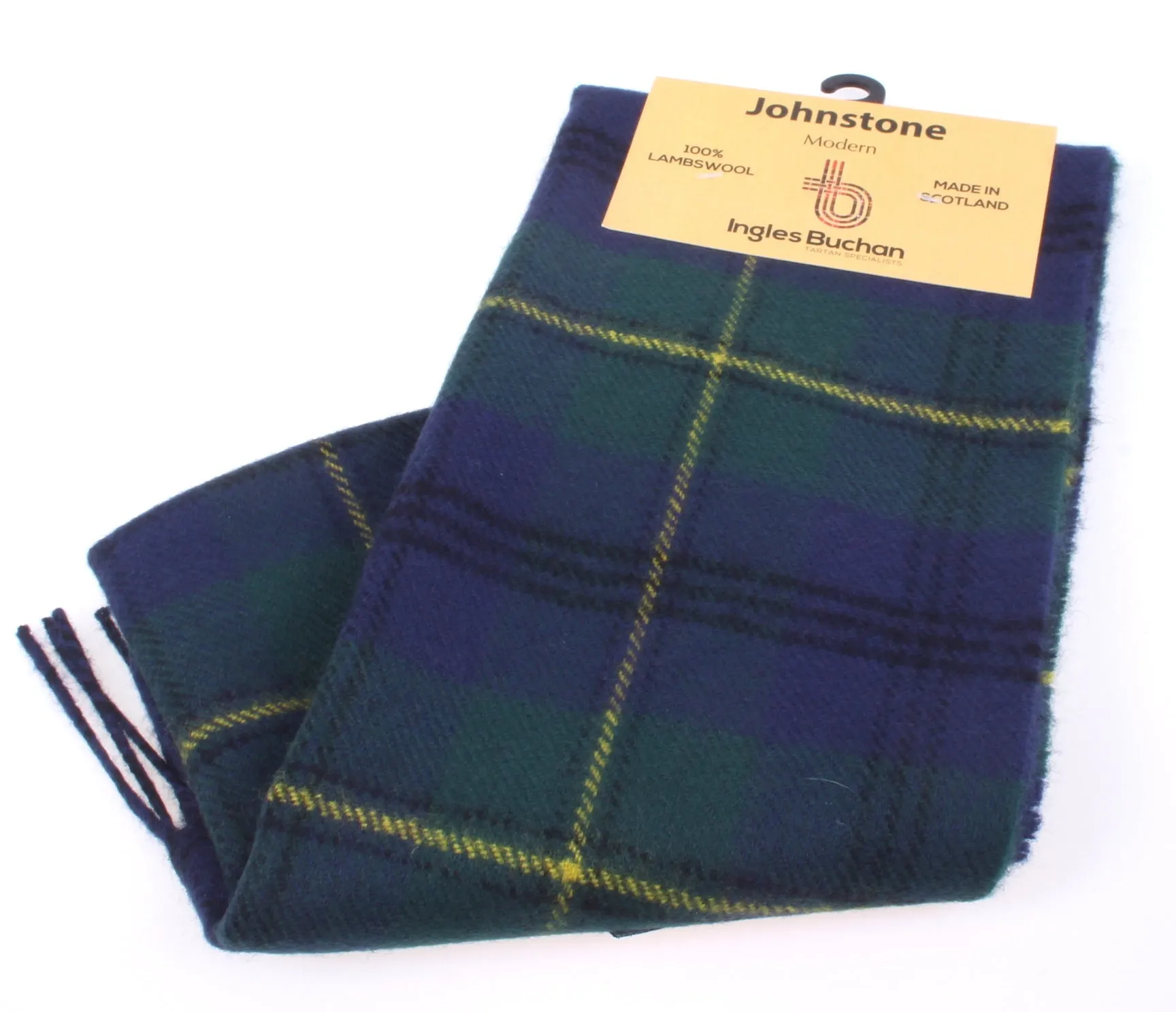 Lambswool Scarf in Johnstone Modern Tartan