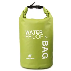 LUCKSTONE 5L Outdoor Scratch-Resistant Swimming Waterproof Bag(Bean Green)