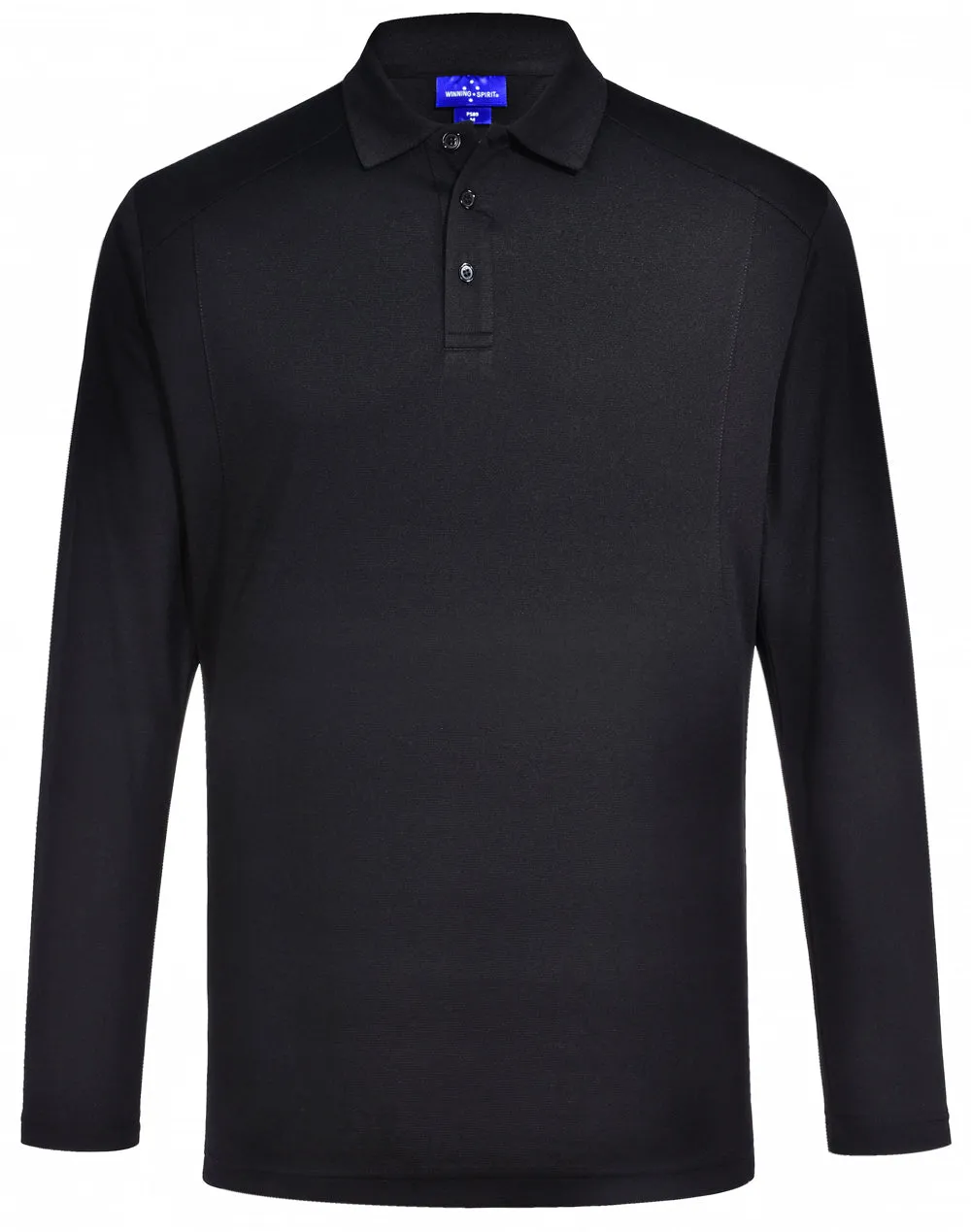 Men's Bamboo Charcoal Eco- Friendly Fabric Long Sleeve Polo - PS89