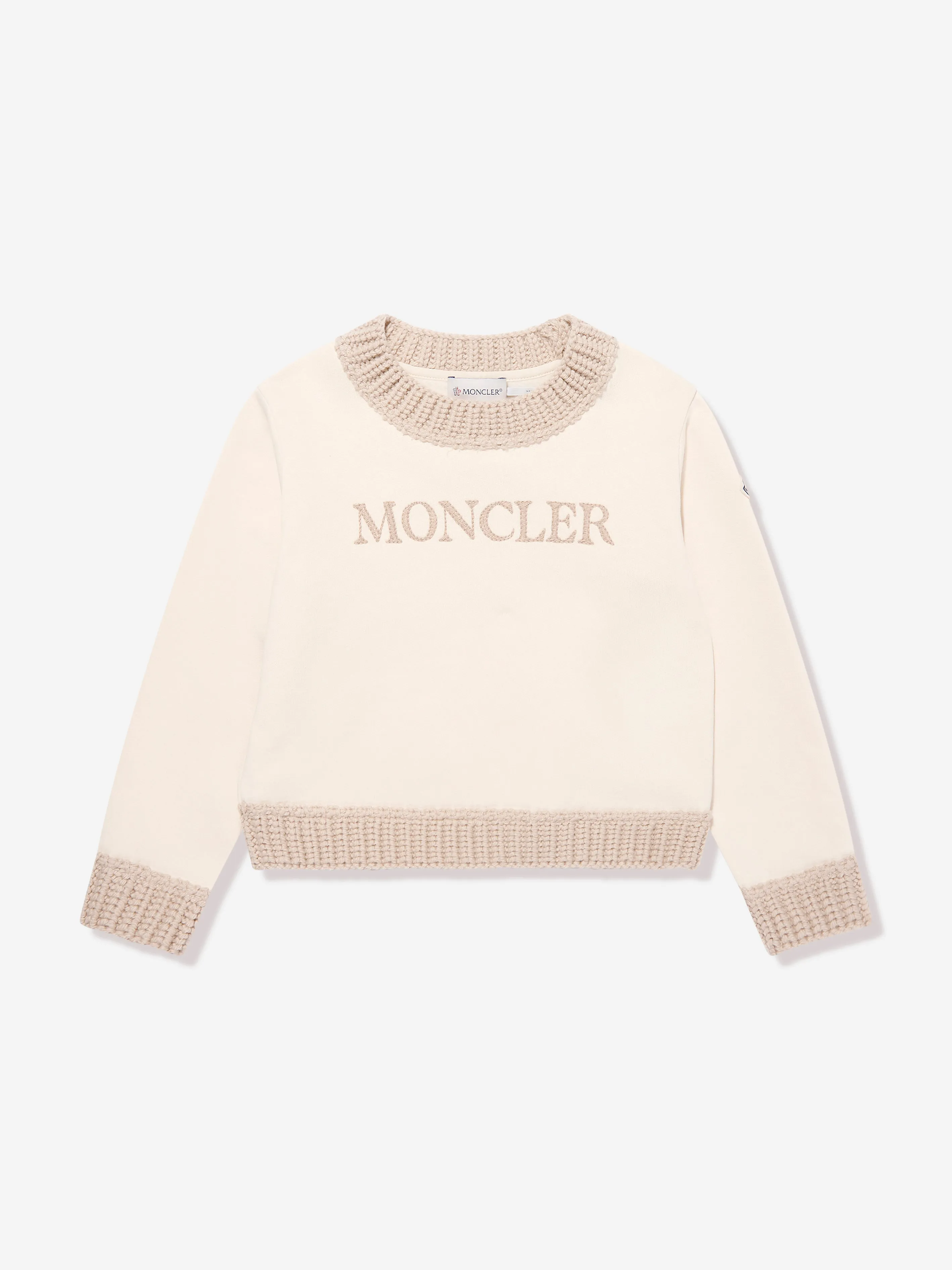 Moncler Enfant Girls Tracksuit in Ivory