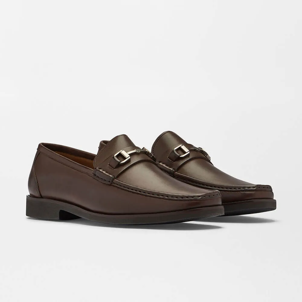 Peter Millar Crown Leather Bit Loafer - Brown*