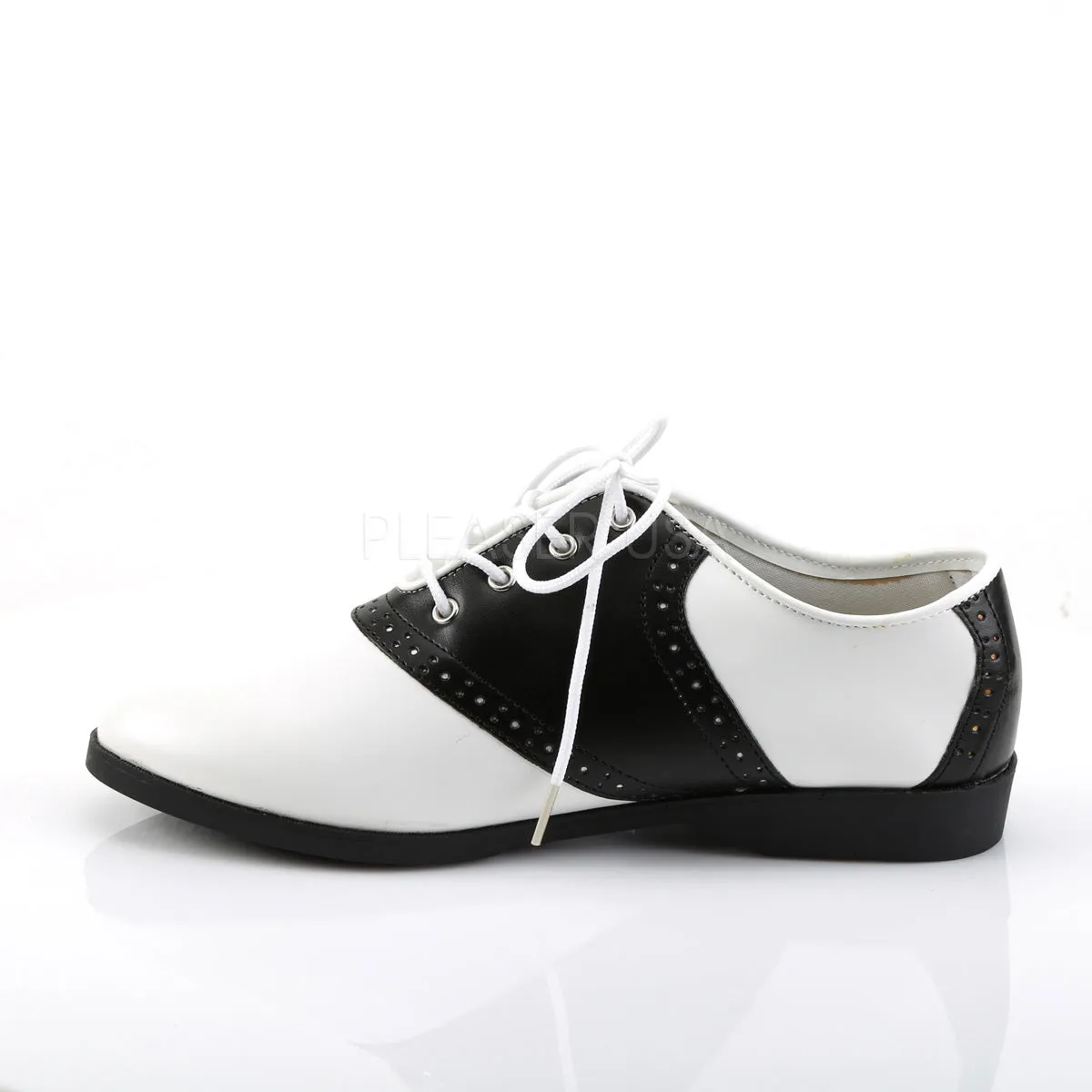 SADDLE-50  Black-White Pu