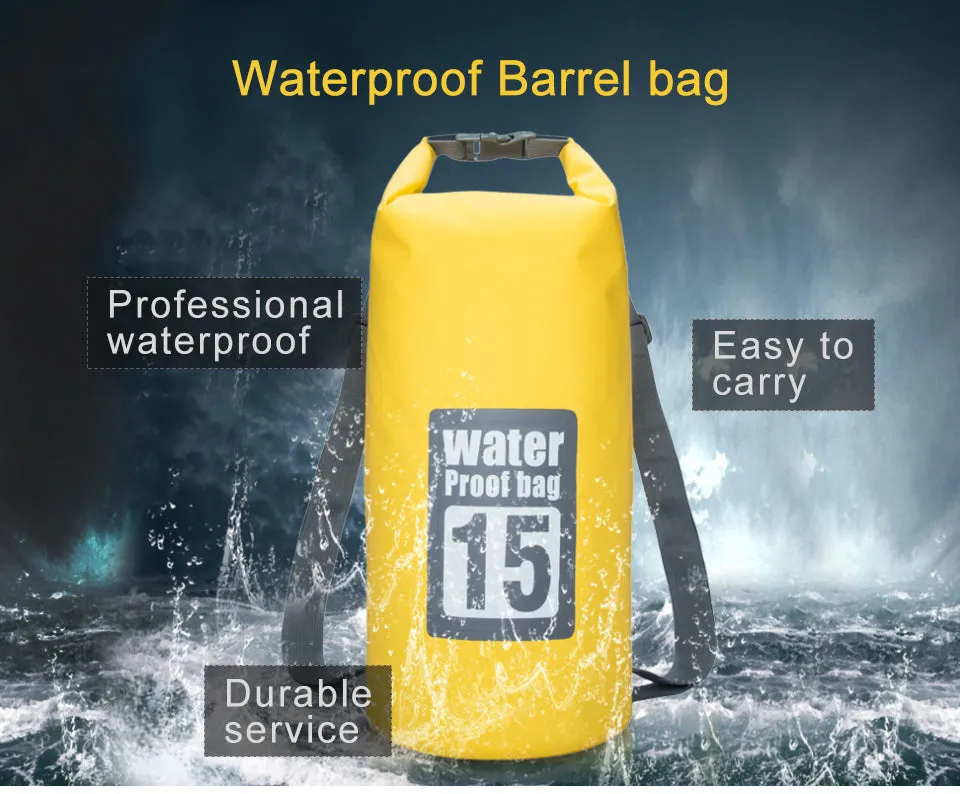 Swimming Waterproof Bags for Storage 15L- 20L