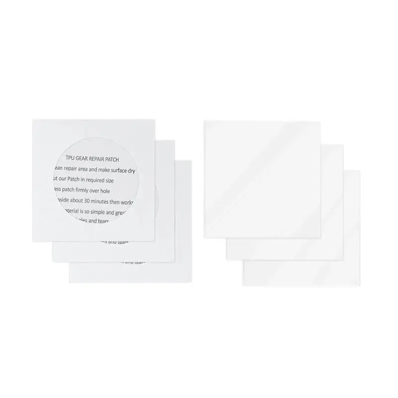 Transparent TPU Gear Repair Outdoor Patch(3pcs)