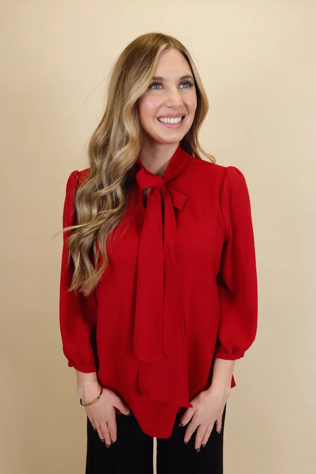 Very Merry Bow Blouse