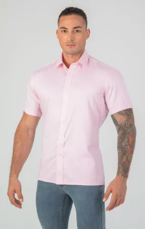 VFIT5 Short Sleeve Bamboo Shirts : Pink