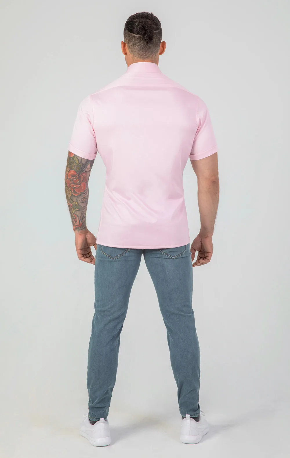 VFIT5 Short Sleeve Bamboo Shirts : Pink