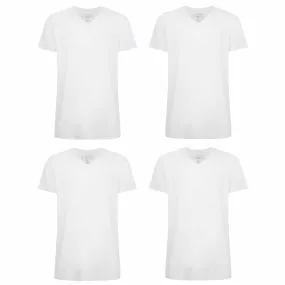 Voordeelbundel: T-Shirts Velo V-hals (4-pack) – Wit